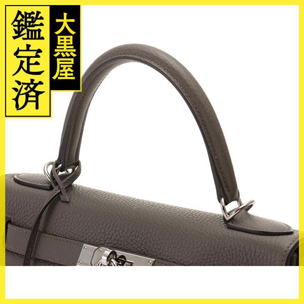 HERMES（エルメス） ケリー28 ショルダーバッグ エタン SV シルバー