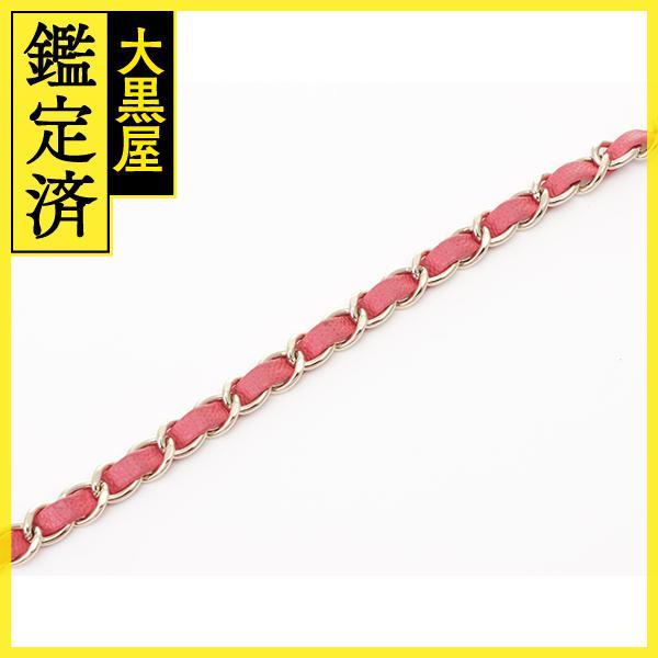 CHANEL CHANEL シャネル ミニマトラッセチェーンショルダー ピンク/GP  