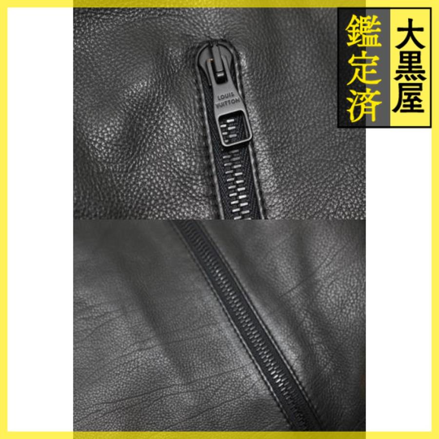 LOUIS VUITTON（ルイ・ヴィトン） レザーダウンジャケット メンズ48