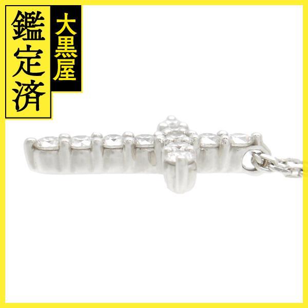 グラフ GRAFF ラウンドクロスプティ ネックレス ダイヤモンド WG
