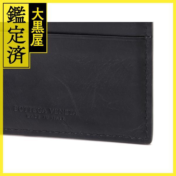 ボッテガヴェネタ　カードケース　黒　最終価格 BOTTEGA VENETA（ボッテガ・ヴェネタ） パンチング カードケース