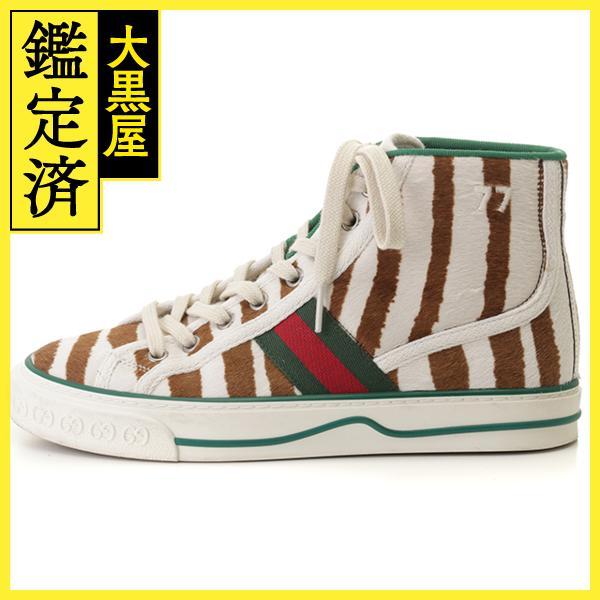 GUCCI（グッチ） テニス1977ハイカットスニーカー レディース36ハーフ 