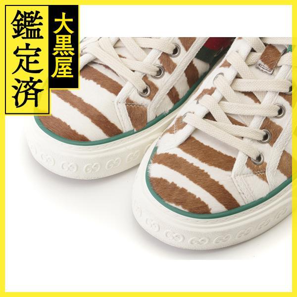 GUCCI グッチ テニス1977ハイカットスニーカー レディース36ハーフ 