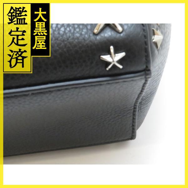 JIMMYCHOO　ジミーチュウ　スタースタッズ　ペガシS　２ＷＡＹショルダーバッグ　ブラック　レザー　【430】2143500274880｜daikokuya78｜06