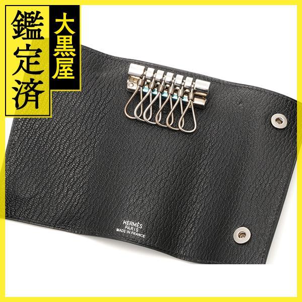 HERMES（エルメス） セリエ 6連キーケース ブラック/SV 【432 