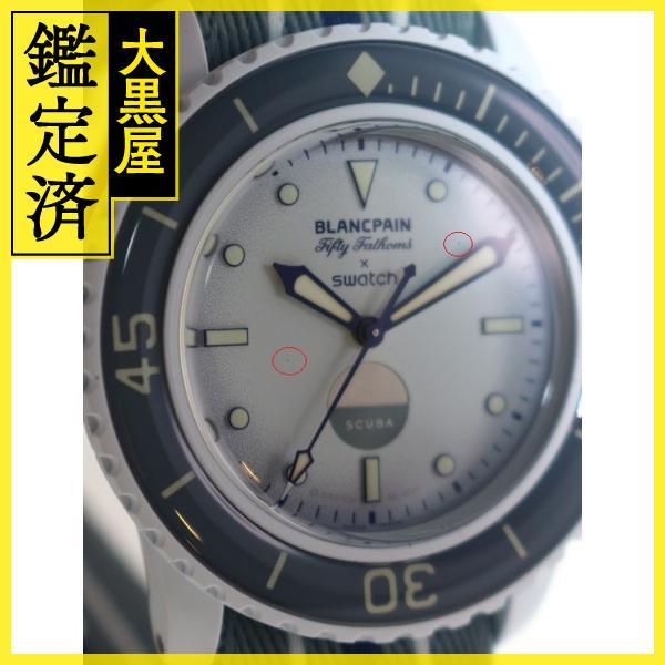 スウォッチ ブランパン×Swatch 『バイオセラミック アンタークティック オーシャン』 SO35S100 M【200】｜daikokuya78｜07