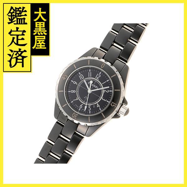 CHANEL J12 H0682 美品 シャネル ブラックセラミッククォーツ CHANEL（シャネル） CHANEL J12 H0682 ブラック セラミック SS 33mm