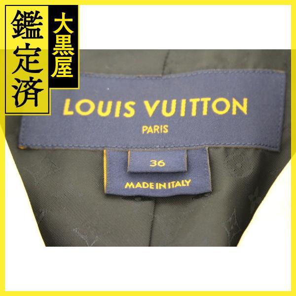 LOUIS VUITTON ルイヴィトン 衣類 レザー トレンチコート レディース36 