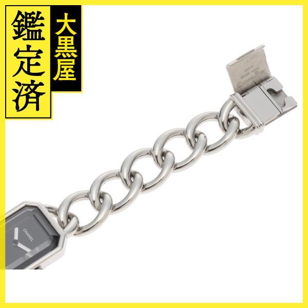 CHANEL シャネル 腕時計 プルミエールXL H0452 ステンレス ブラック文字盤 クオーツ【472】SJ｜daikokuya78｜08