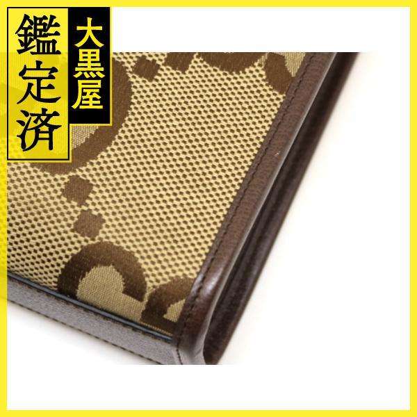 GUCCI（グッチ） ジャンボGG ミニ トートバッグ ベージュ キャンバス