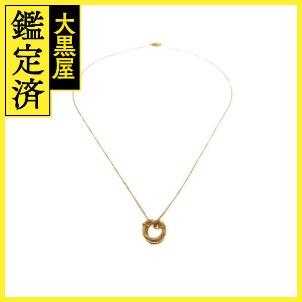 GUCCI グッチ ネックレス ウロボロス ターコイズ K18 イエローゴールド 