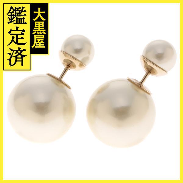 Christian Dior Dior ディオール Tribalesピアス メタル(GP)/レジン 
