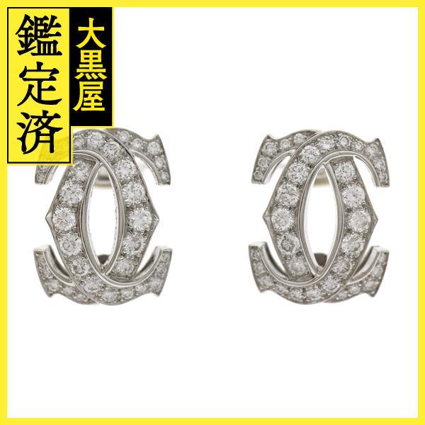 Cartier カルティエ ペネロープ2Cイヤリング K18ホワイトゴールド  