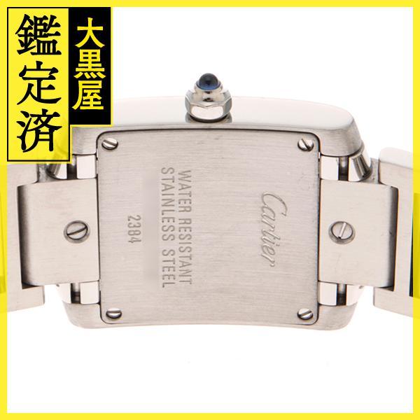 カルティエ CARTIER W51008Q3 タンクフランセーズ SM クォーツ レディース 保証書付き_922896 中古)CARTIER カルティエ タンク フランセーズ SM W51008Q3（商品ID