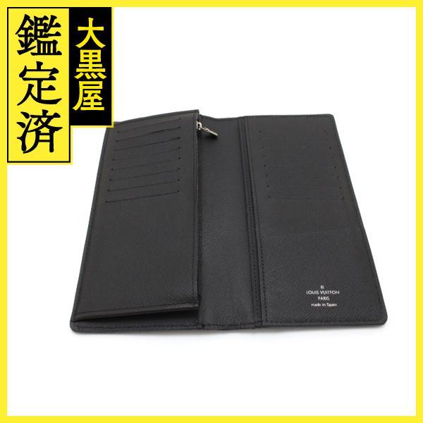 VUITTON ルイ・ヴィトン ポルトフォイユ・ブラザ 2つ折り長財布 M60622 エピ ノワール 【460】 【非常】