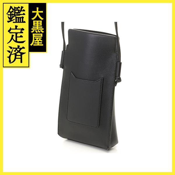 CELINE（セリーヌ） CLINE ニューフォンポーチ ブラック ラムスキン 