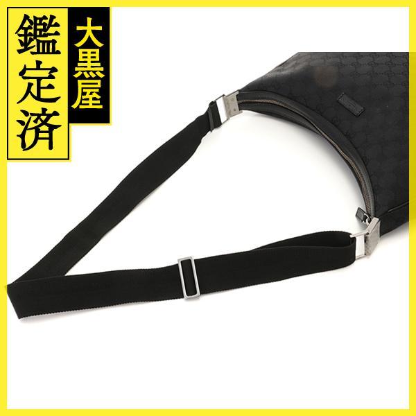 GUCCI（グッチ） GGショルダーバッグ ブラック キャンバス/レザー