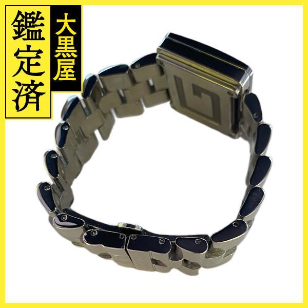 GUCCI（グッチ） 3600M 腕時計 メンズ Gスクエア 黒文字盤 シルバー