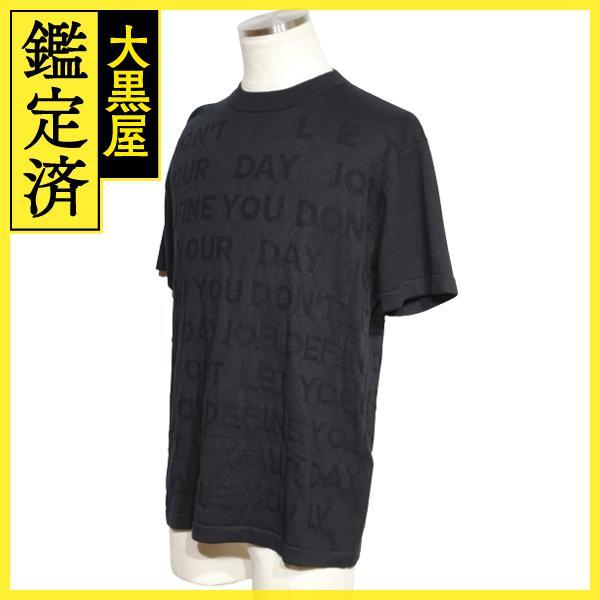 LOUIS VUITTON（ルイ・ヴィトン） 半袖ニット メンズS ブラック