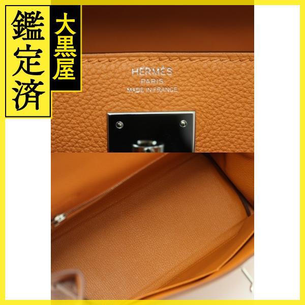 HERMES（エルメス） ケリー28 ショルダーバッグ オレンジミニアン SV