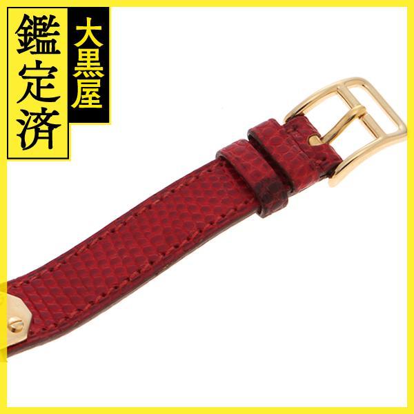 エルメス ケリーウォッチ KE1.201 レッド レディース 時計 【中古  