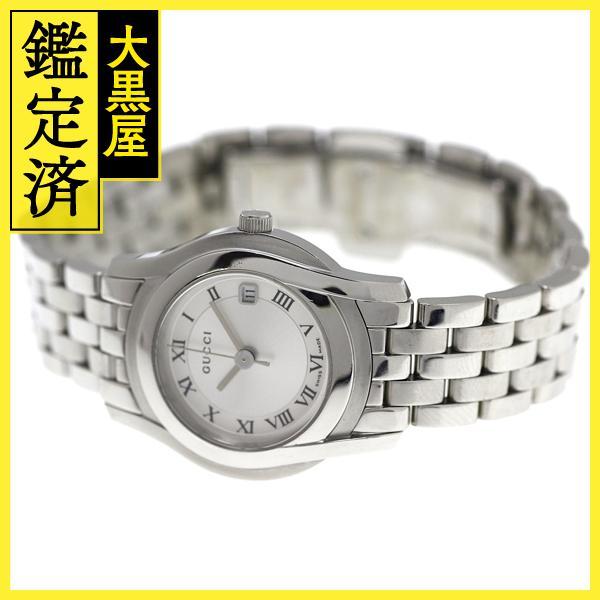 GUCCI グッチ 腕時計 5500L YA055506 ステンレス シルバー文字盤