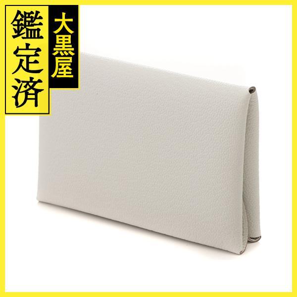 HERMES HERMES エルメス カルヴィデュオ マッシュルーム/SV シェーブル 