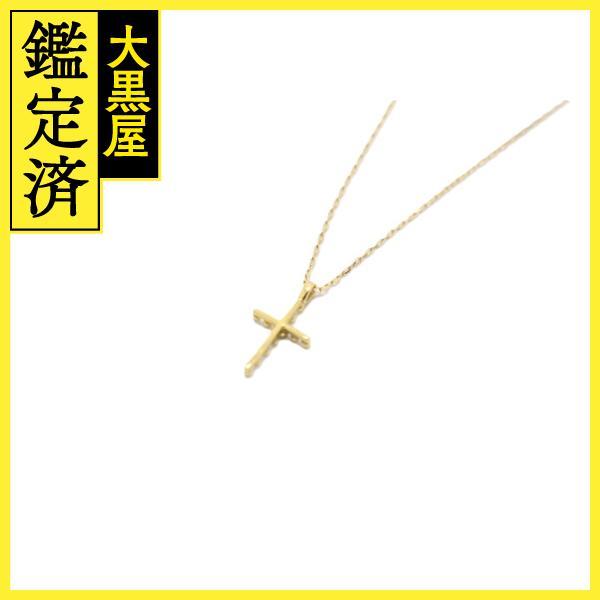 AHKAH アーカー シードクロスネックレス AB1510010100 YG ダイヤモンド 