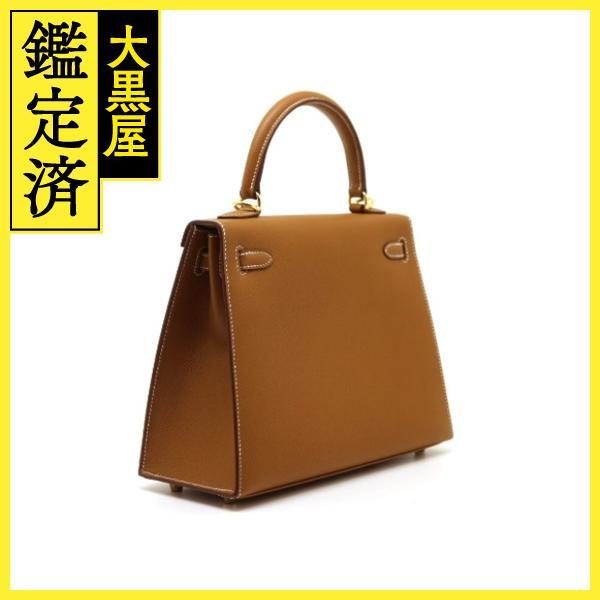 HERMES（エルメス） ケリー25 ショルダーバッグ ゴールド エプソン GP