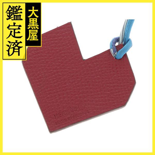 HERMES エルメス プティアッシュ ハートチャーム レザー/シルク 