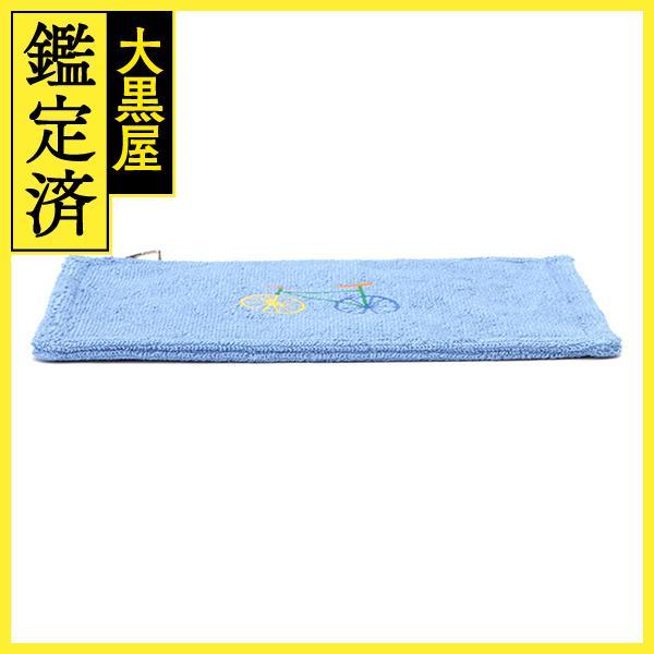 HERMES エルメス ポーチ レ・カバン フラットポーチPM 自転車 コットン  