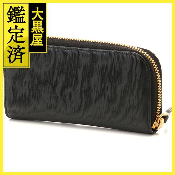 PRADA（プラダ） 6連キーケース ラウンドファスナー NERO 黒 レザー