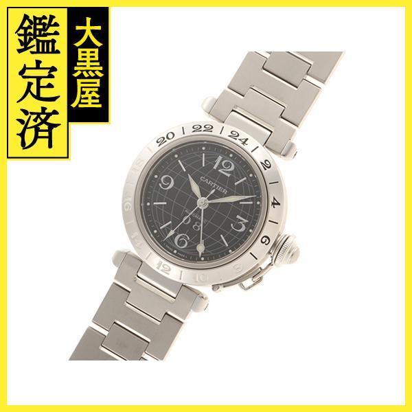 Cartier（カルティエ） パシャC・メリディアン W31049M7 ブラック文字
