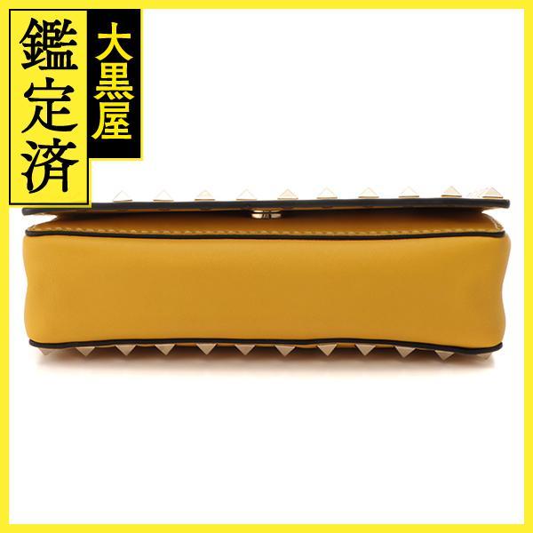 VALENTINO（ヴァレンティノ） ロックスタッズ イエローレザー チェーン