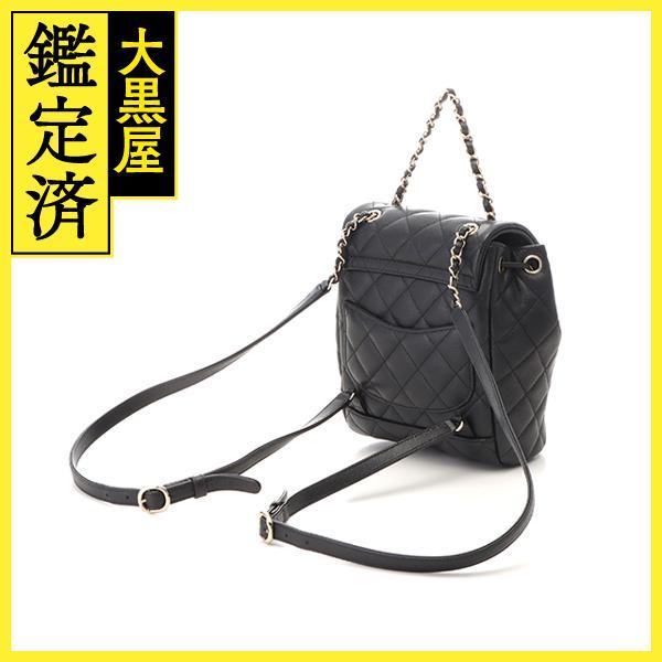 CHANEL（シャネル） バッグ マトラッセ ミニリュックサック ブラック