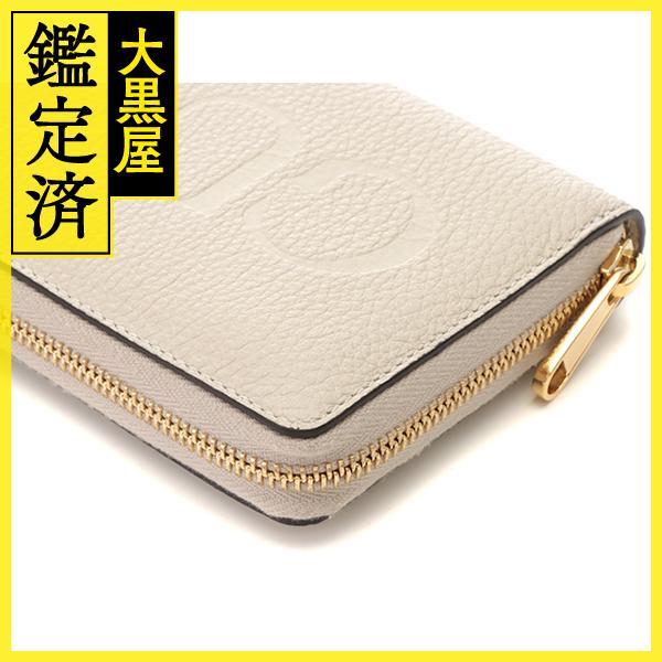 GUCCI（グッチ） ロゴ ラウンド長財布 ベージュ レザー 658691 長財布