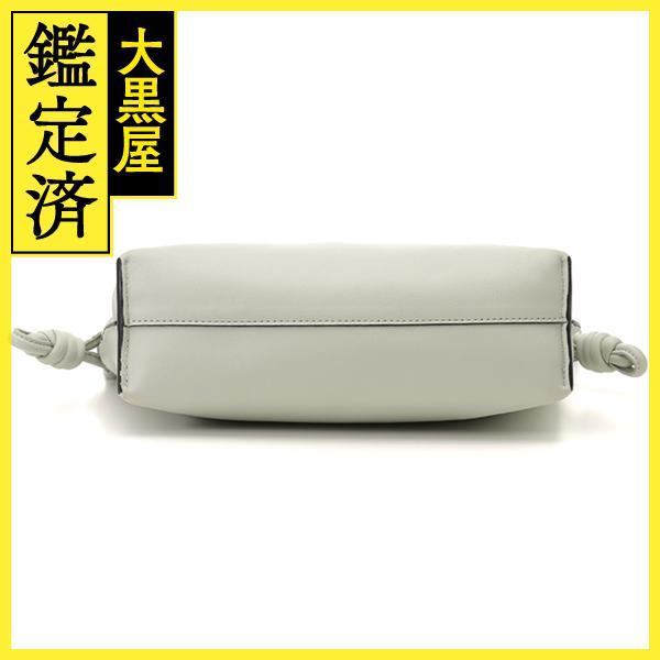 LOEWE（ロエベ） フラメンコミニ パールグレー レザー ショルダー 