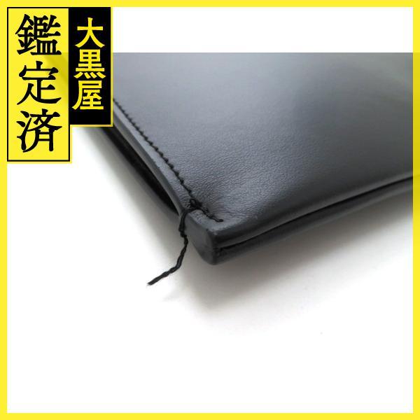SAINT LAURENT サンローラン クラッチバッグ ブラック カーフ【473