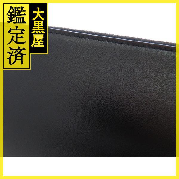 SAINT LAURENT サンローラン クラッチバッグ ブラック カーフ【473