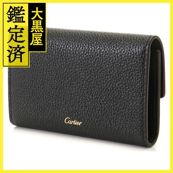 Cartier（カルティエ） パンテールキーケース ブラック レザー 【471