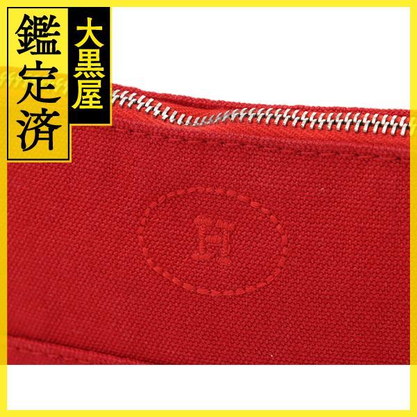 HERMES（エルメス） Herm〓s ボリードポーチ16 レッド／SV 【471】 Y