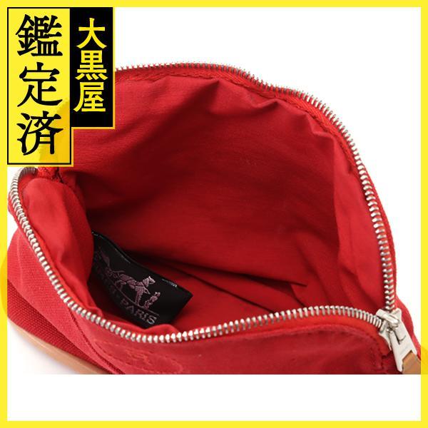 HERMES（エルメス） Herm〓s ボリードポーチ16 レッド／SV 【471】 Y