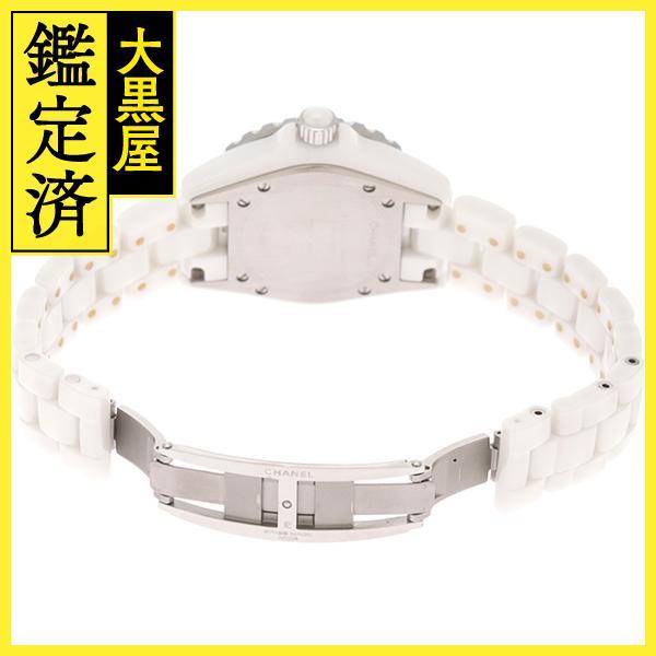 CHANEL CHANEL シャネル J12 H0968 セラミック ホワイト文字盤 回転  