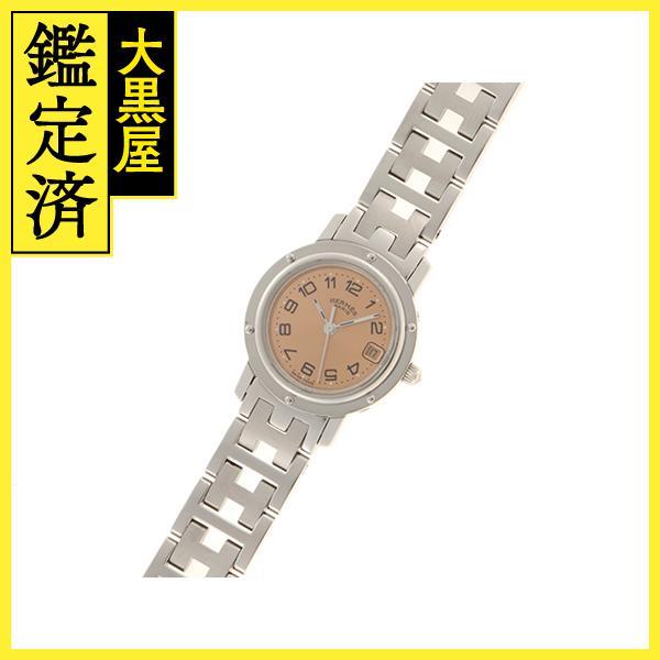 HERMES エルメス レディース時計 クリッパー CL4.210 ピンク文字 HERMES エルメス レディース時計 クリッパー CL4.210 ピンク文字