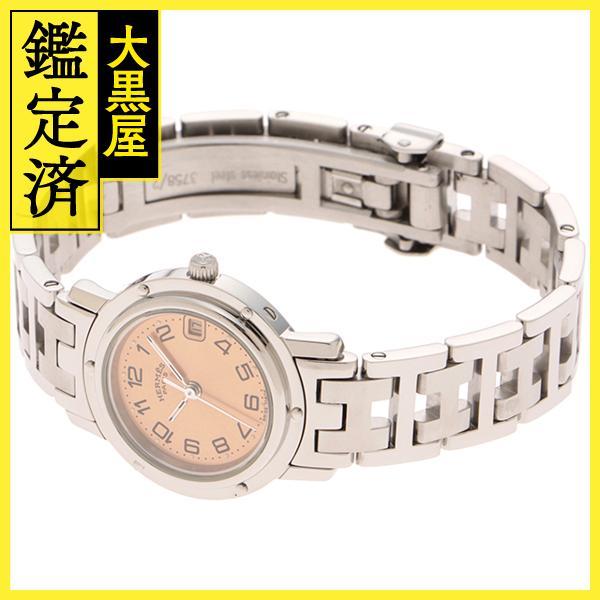 HERMES エルメス レディース時計 クリッパー CL4.210 ピンク文字 HERMES エルメス レディース時計 クリッパー CL4.210 ピンク文字