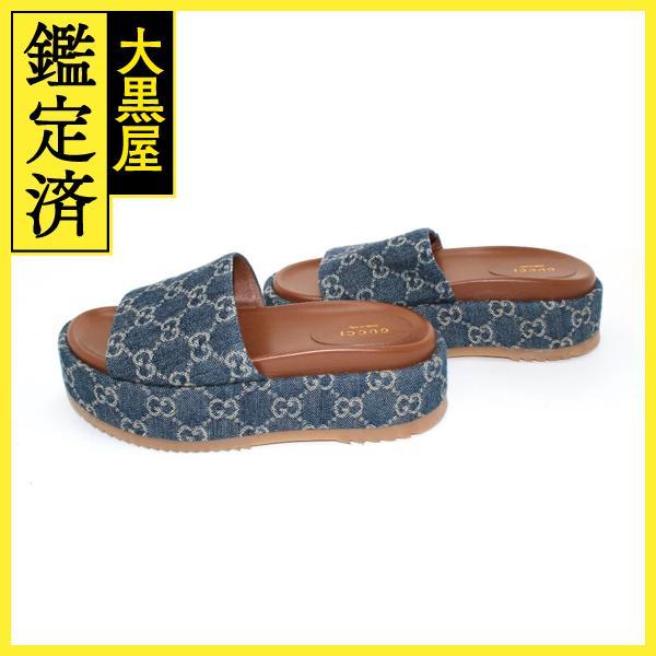 GUCCI（グッチ） プラットフォーム スライドサンダル レディース36