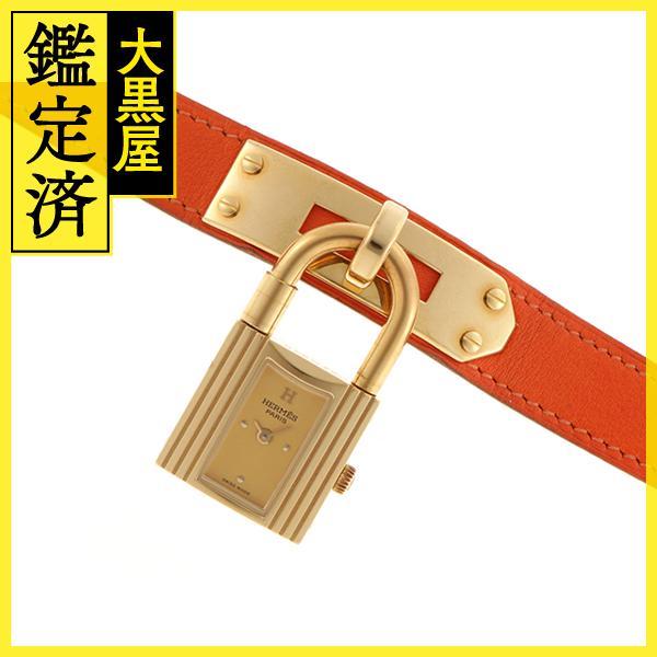 Kelly HERMES エルメス ケリーウォッチ KE1.201 ゴールド オレンジ  