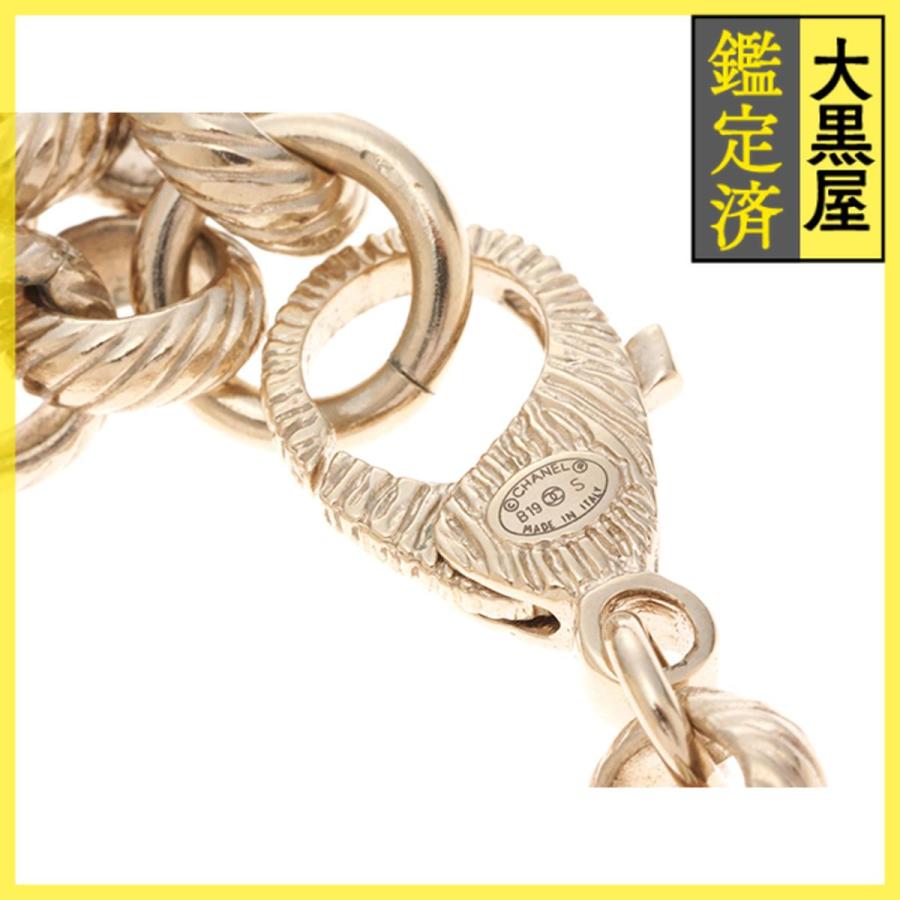 CHANEL（シャネル） ロゴネックレス メタル シャンパンゴールド GP 