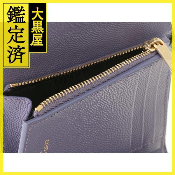 SAINT LAURENT サンローラン ミックスマトラッセ 三つ折り財布