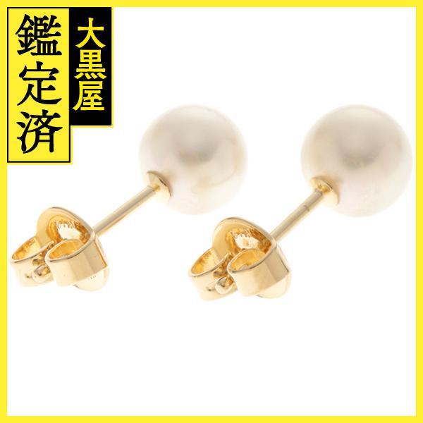 MIKIMOTO ミキモトK18 ゴールド　パール　 真珠　ピアス　アクセサリー MIKIMOTO（ミキモト） ピアス K18 ゴールド 真珠 パール 両耳用 【460
